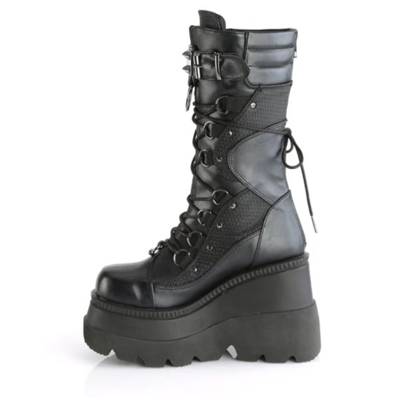 DEMONIA Shaker-70 Calf-High Boots NWOT size US 6 - Picture 5 of 7